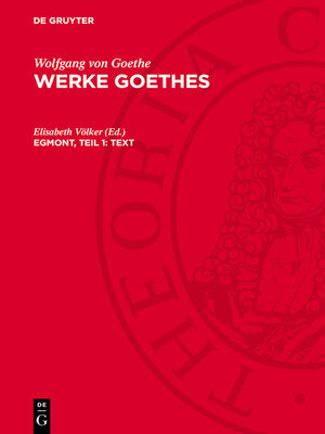 cover image of Egmont, Teil 1